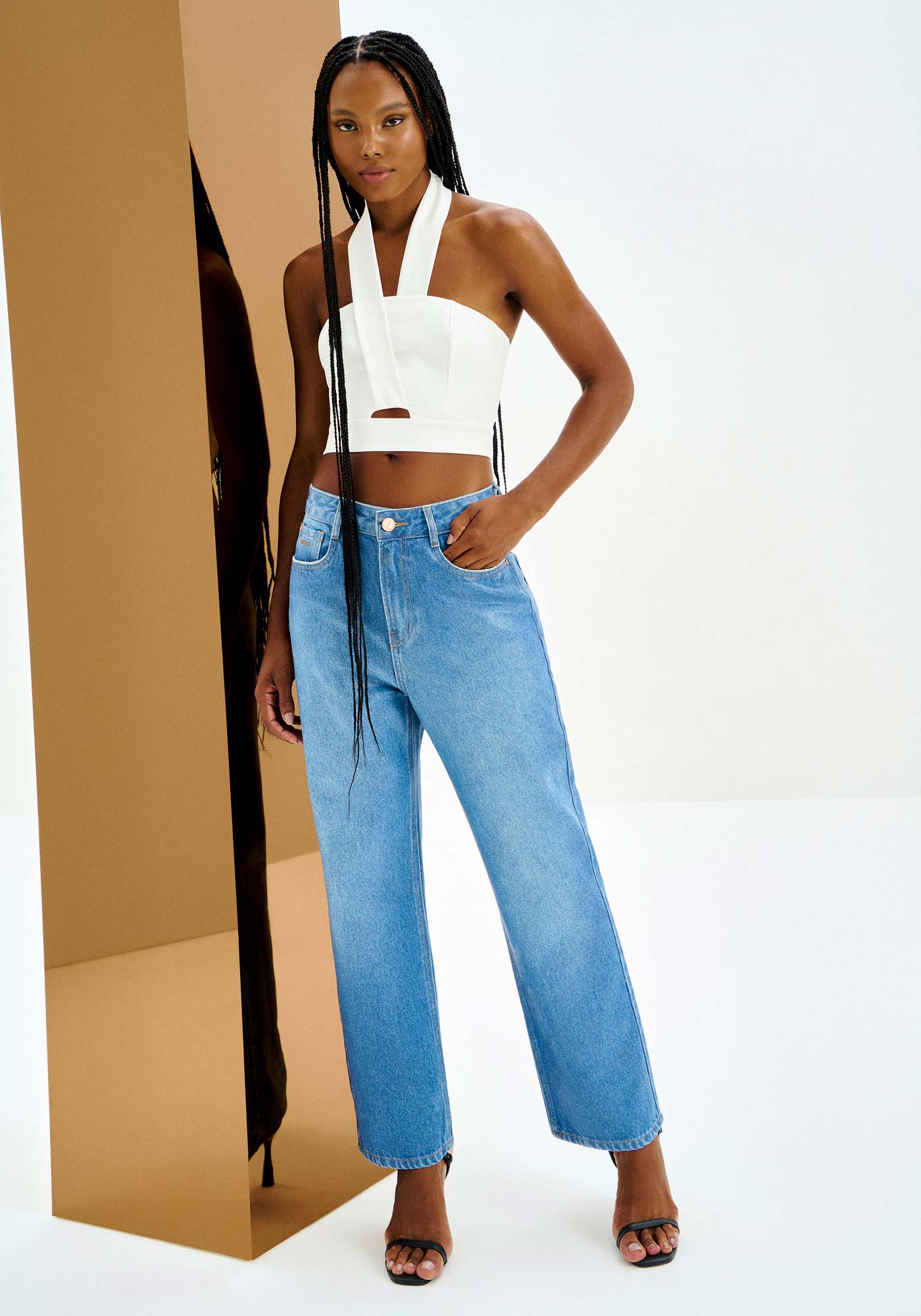 Top Frente Única com Alças Transpassadas | Lez a Lez